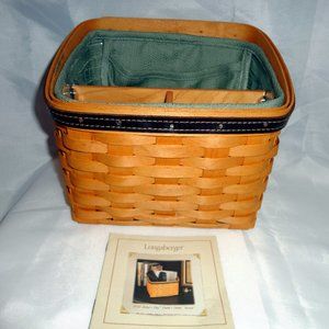 Longaberger Father's Day Daddy’s TV Time Caddy Combo